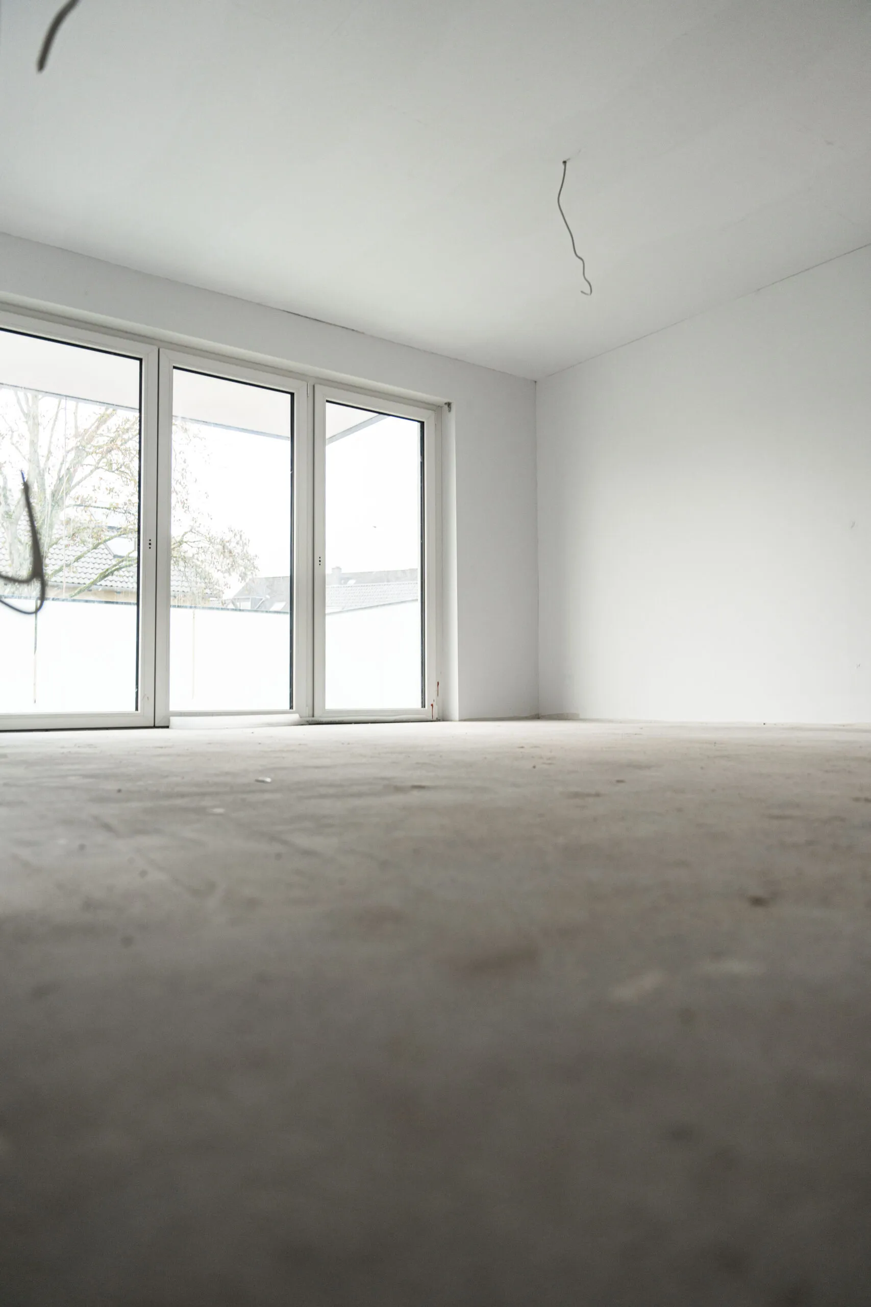 Innenanstrich in einem renovierten Zimmer in Dortmund